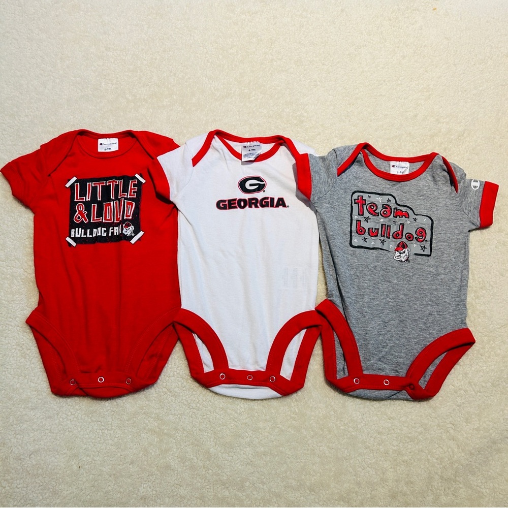 UGA Bulldogs Onesies